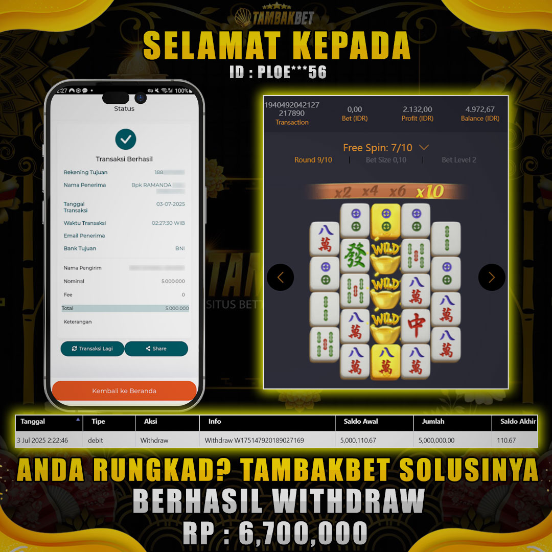 MAHJONG WAYS TAMBAKBET AUTO PROFIT GACOR BANGET