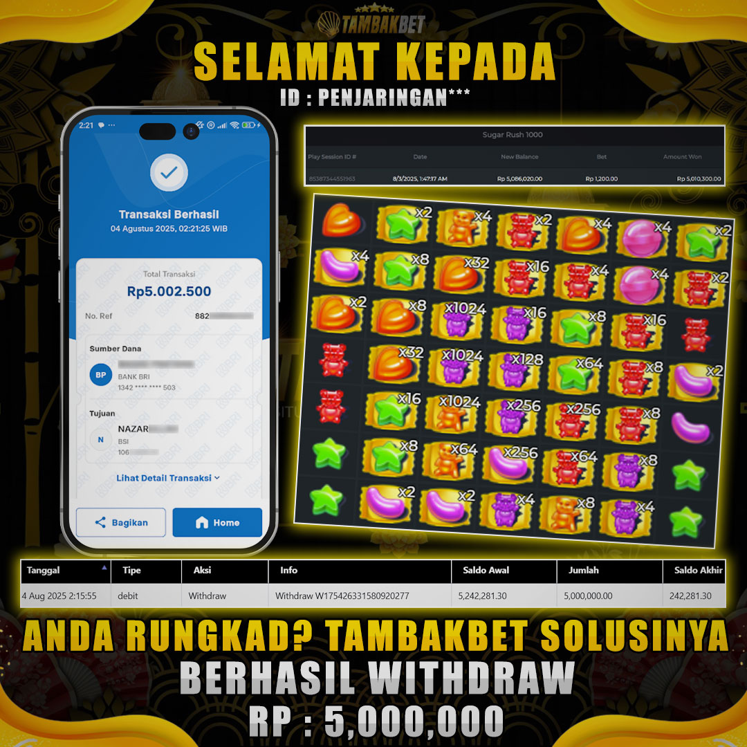 SUGAR RUSH 1000 HARI INI MANIS BANGET