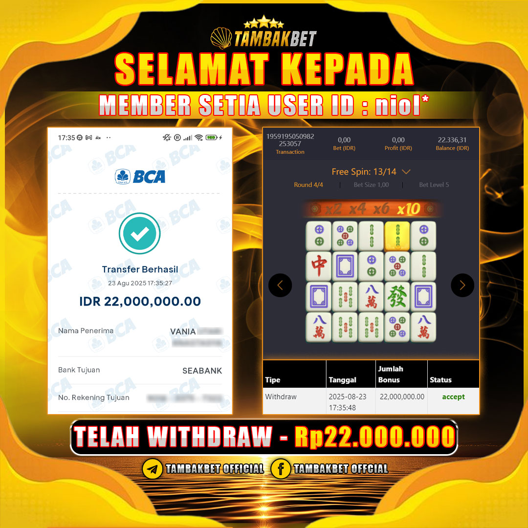 KEMENANGAN BESAR BERMAIN DI GAME MAHJONG WAYS
