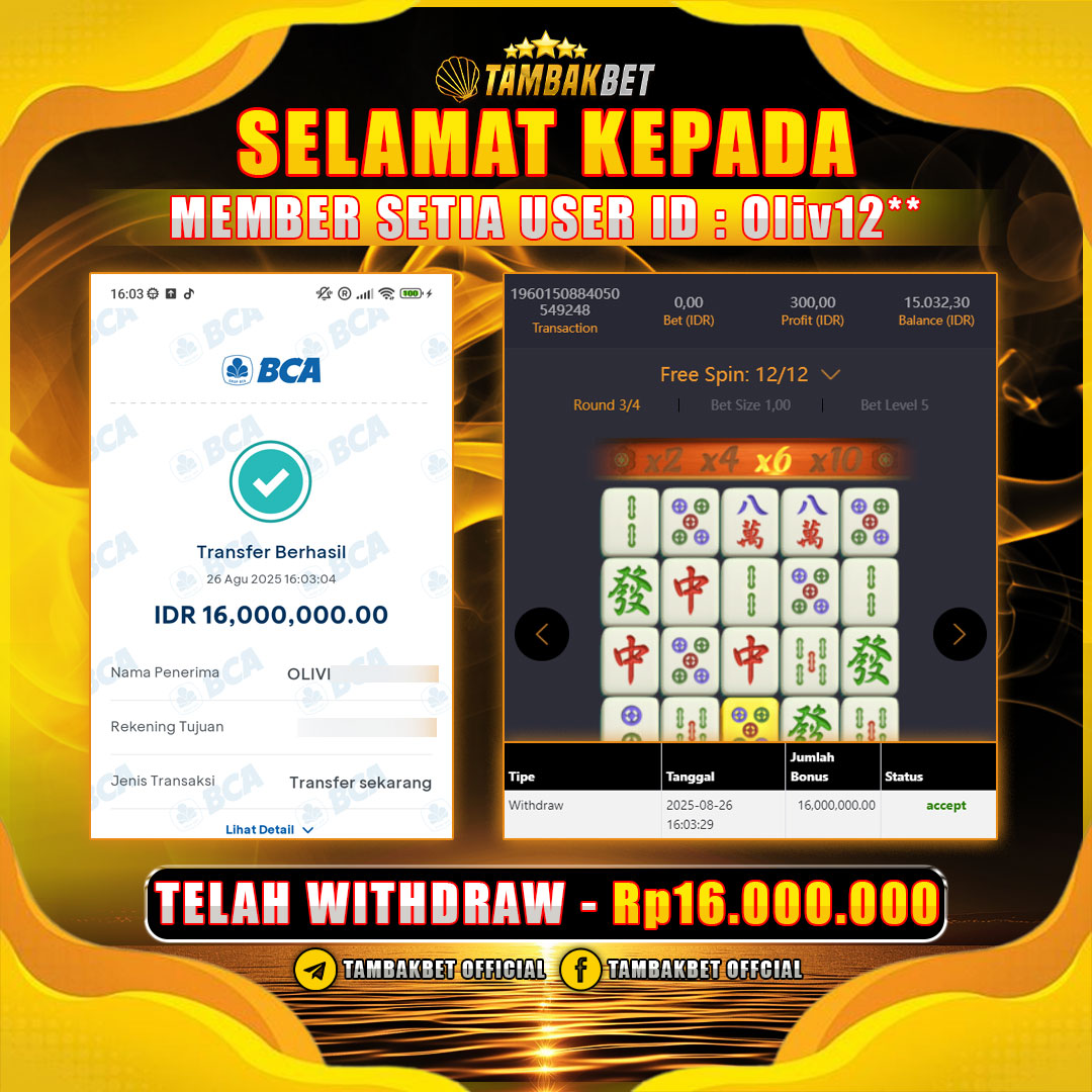 KEMENANGAN BESAR MAHJONG WAYS