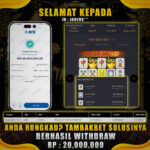 BUKTI JP MEMBER TAMBAKBET MAHJONG WAYS TEMBUS 20 JUTA