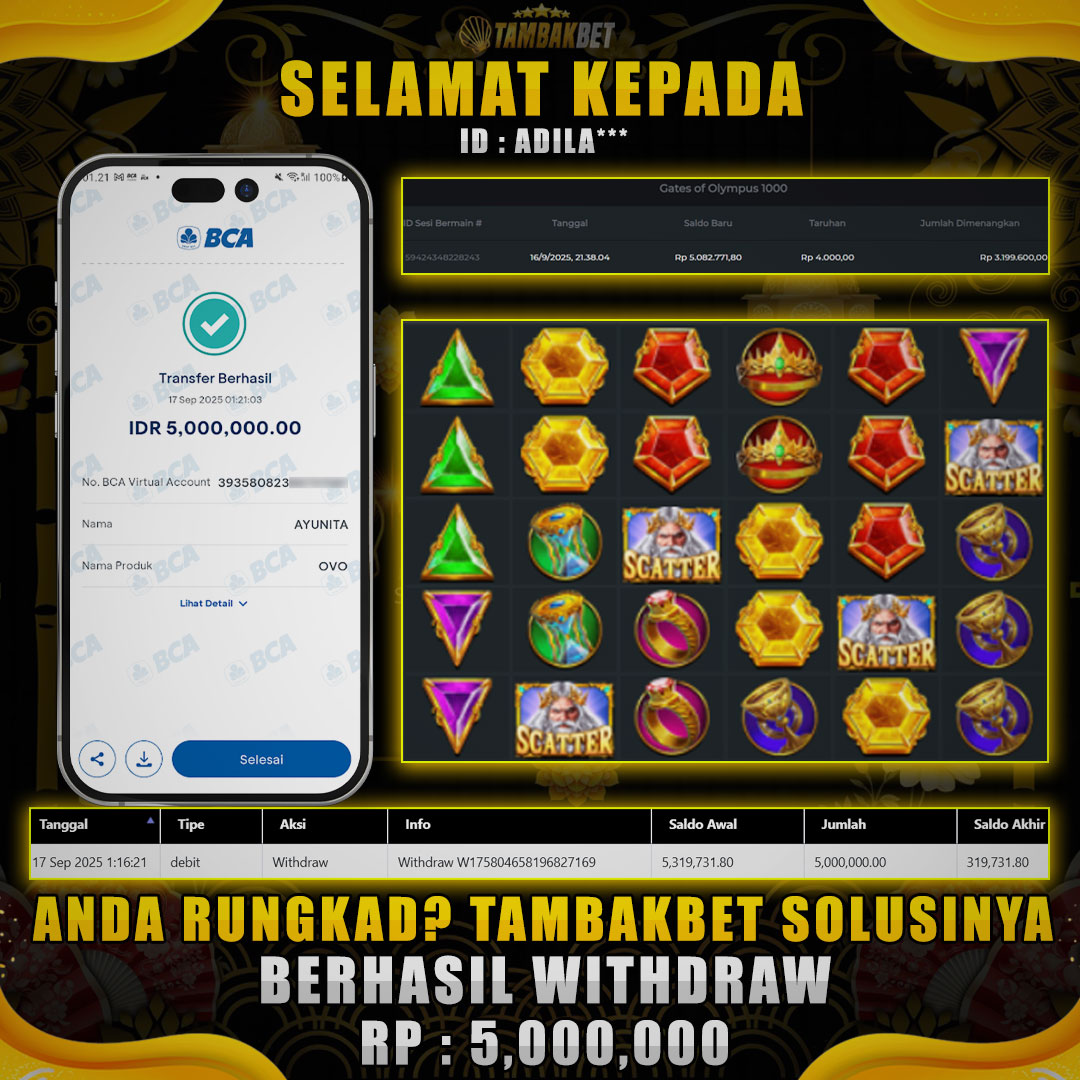GATES OF OLYMPUS 1000 PECAH PULUHAN JUTA