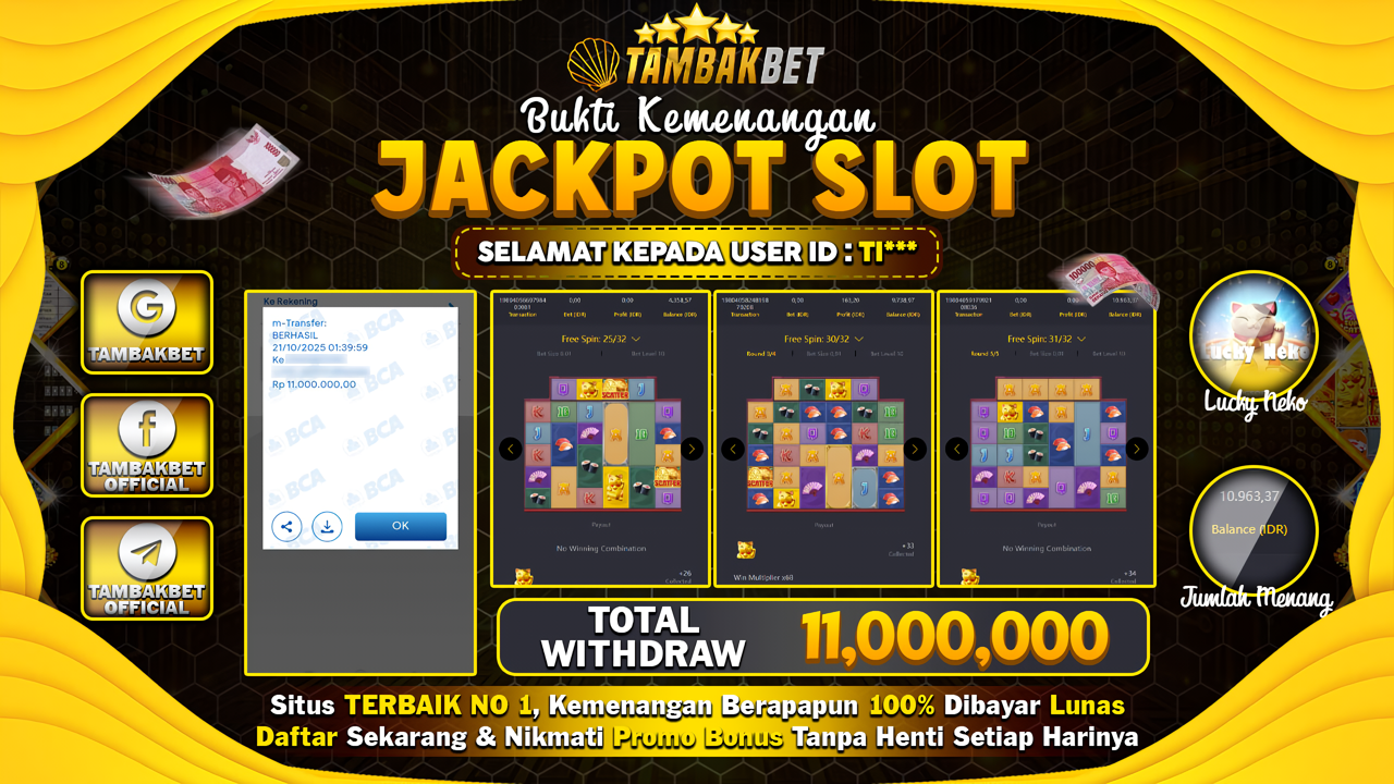 JACKPOT SLOT PG SOFT LUCKY NEKO SI KUCING HOKI