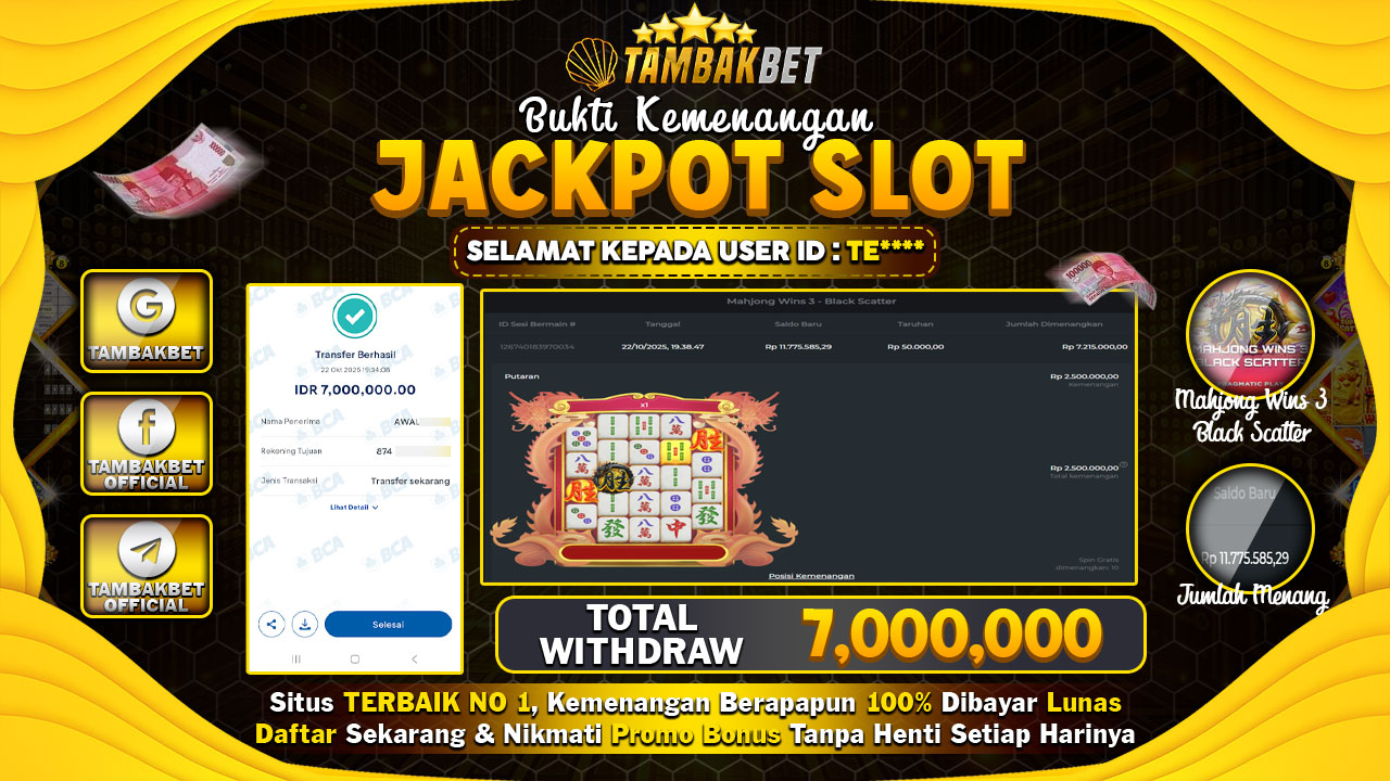 BUKTI JACKPOT MAIN DI MAHJONG WINS 3 JELAS PECAHAN NYA