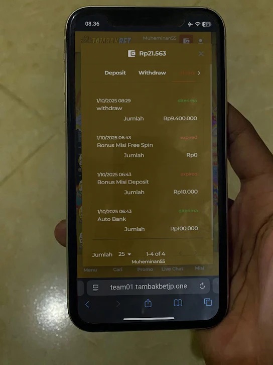 LAPORAN JP DARI KETUA YANG BARU JOIN DI TAMBAKBET DARI METRO LAMPUNG