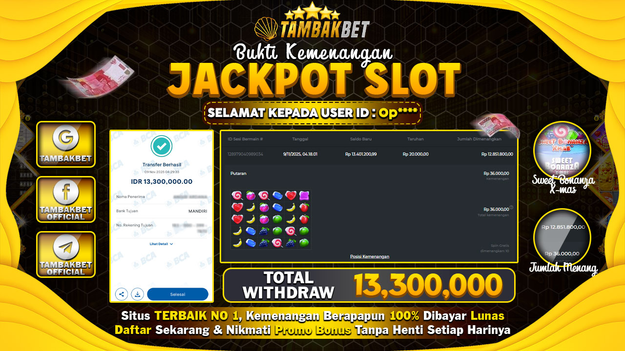 JACKPOT NYA NGALIR TERUS TANPA BATAS BRO